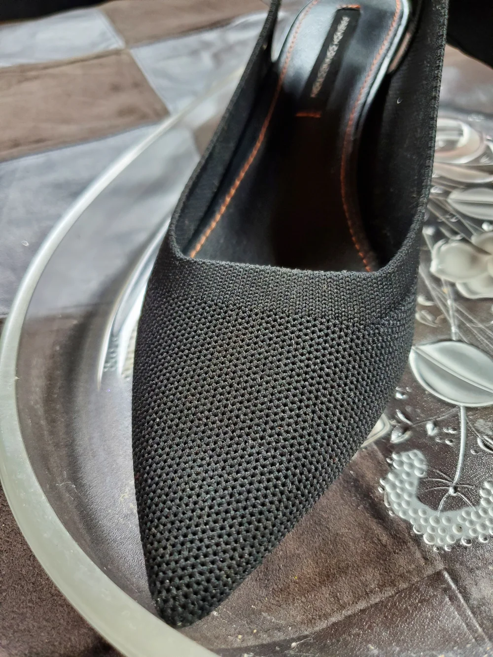 French Connection- Black Slingback Pointed-Toe Heels - Women's Dress Pumps